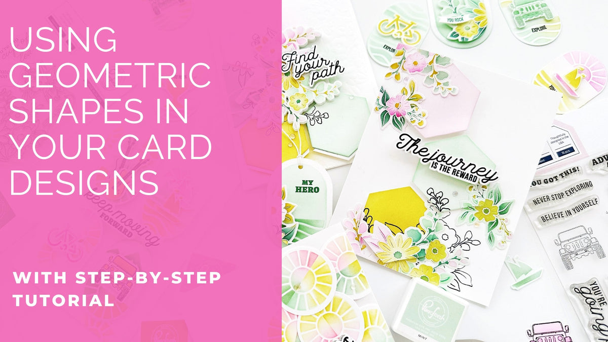 Using Geometric Shapes in Your Card Designs | Raquel Arribas