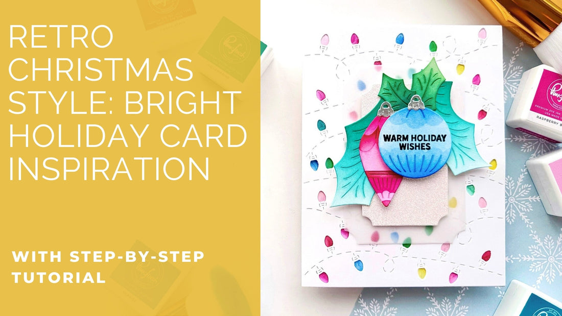 Retro Christmas Style: Bright Holiday Card Inspiration | Steph Guse