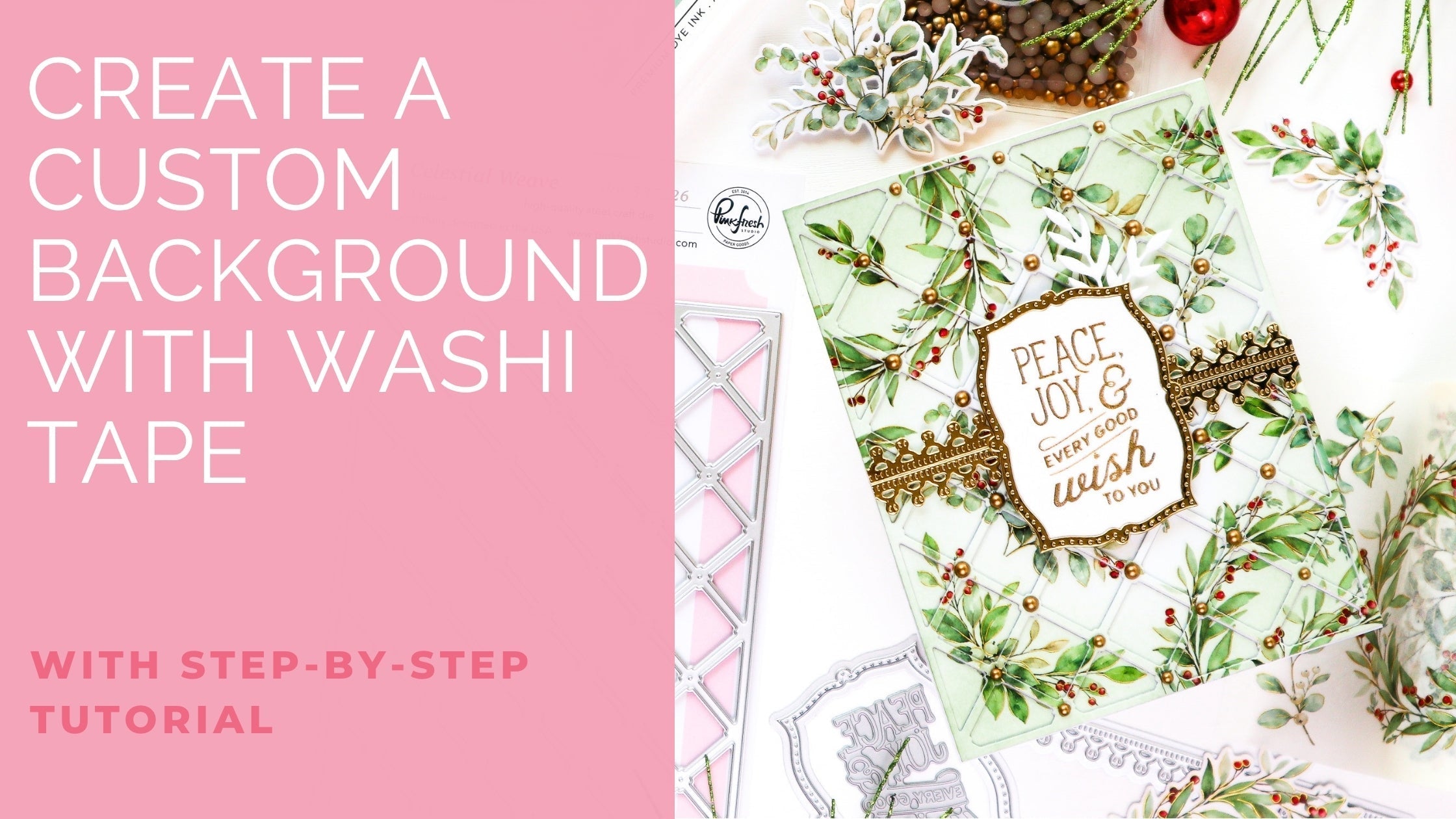 Create a DIY Background with Washi Tape