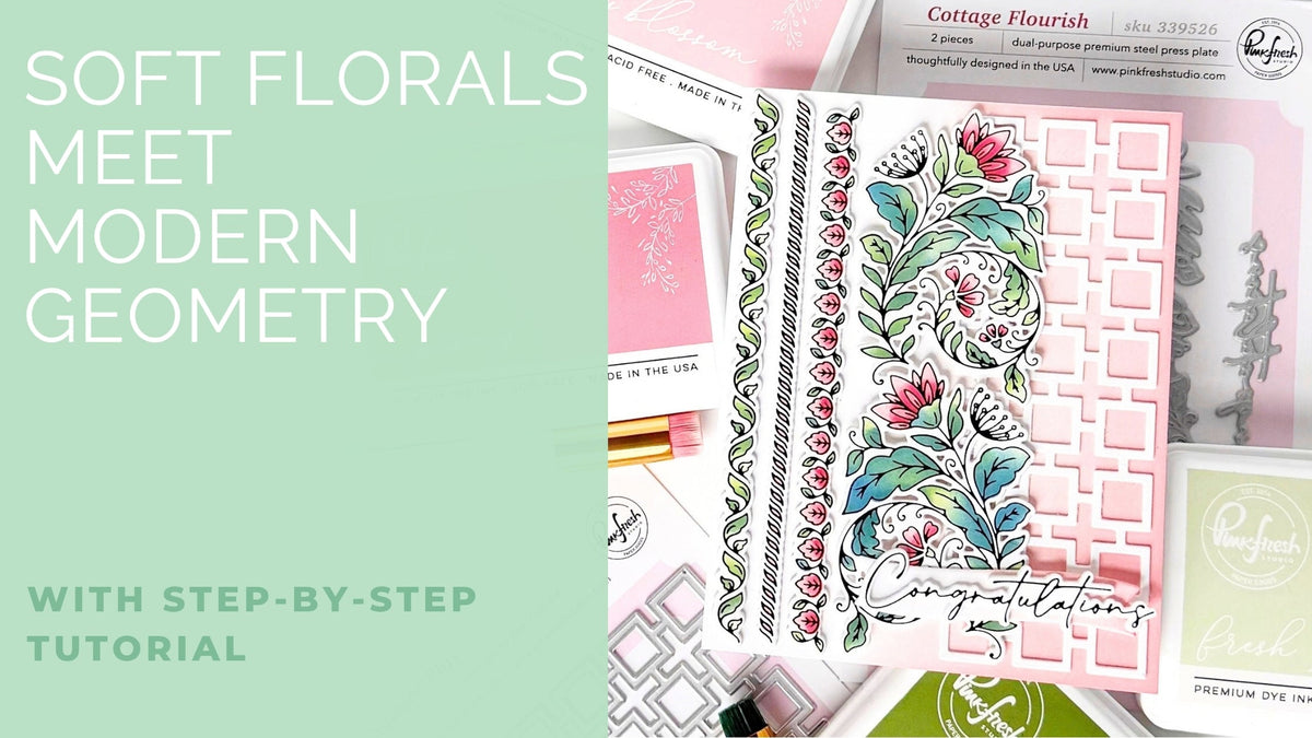Soft Florals Meet Modern Geometry