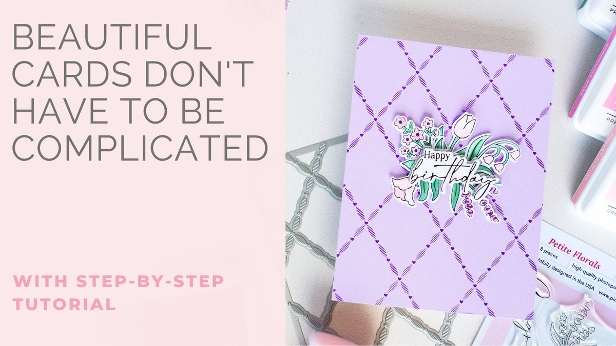 Simple Can Be Beautiful: An Easy Floral Card Design
