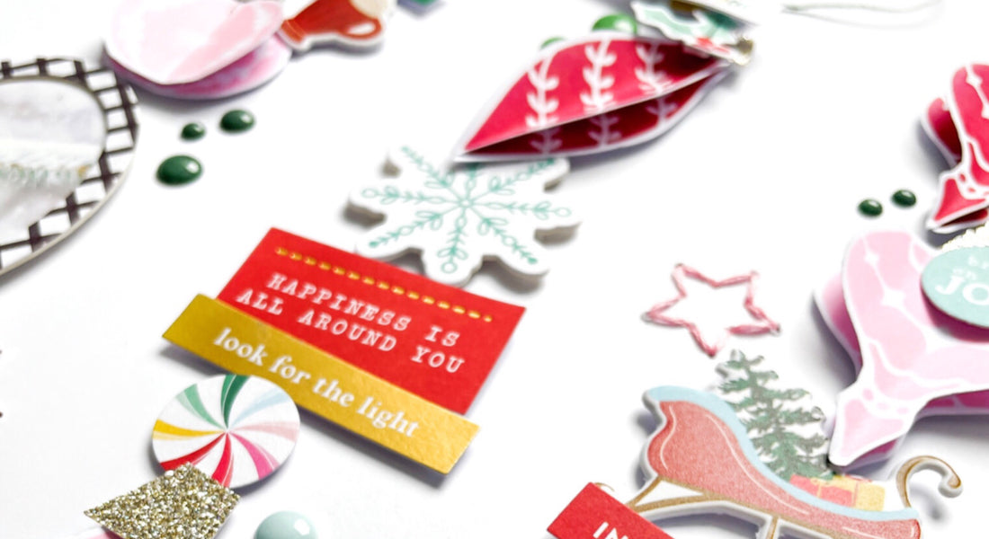 CHRISTMAS ORNAMENTS LAYOUT I KERSTIN SCHEIDLER
