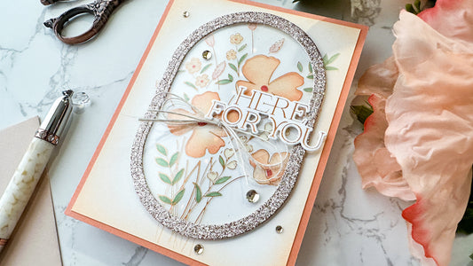 Acetate Hot Foiled Window with Playful Petals!