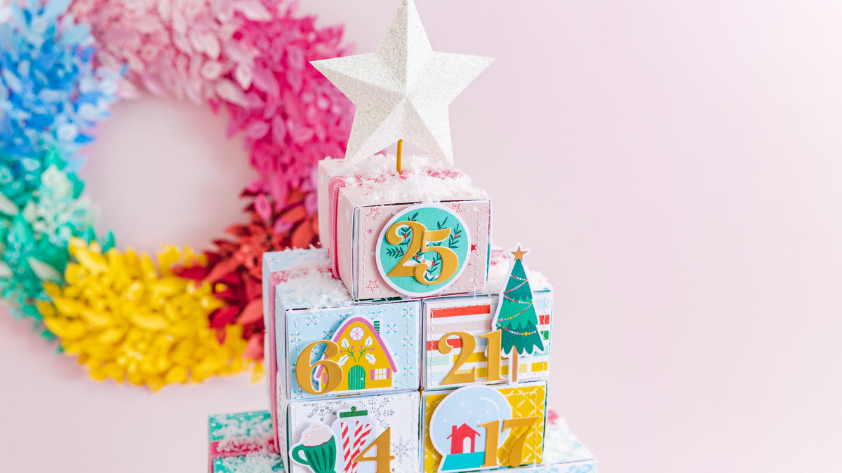 Christmas Tree Advent Calendar with matchboxes | Celes Gonzalo
