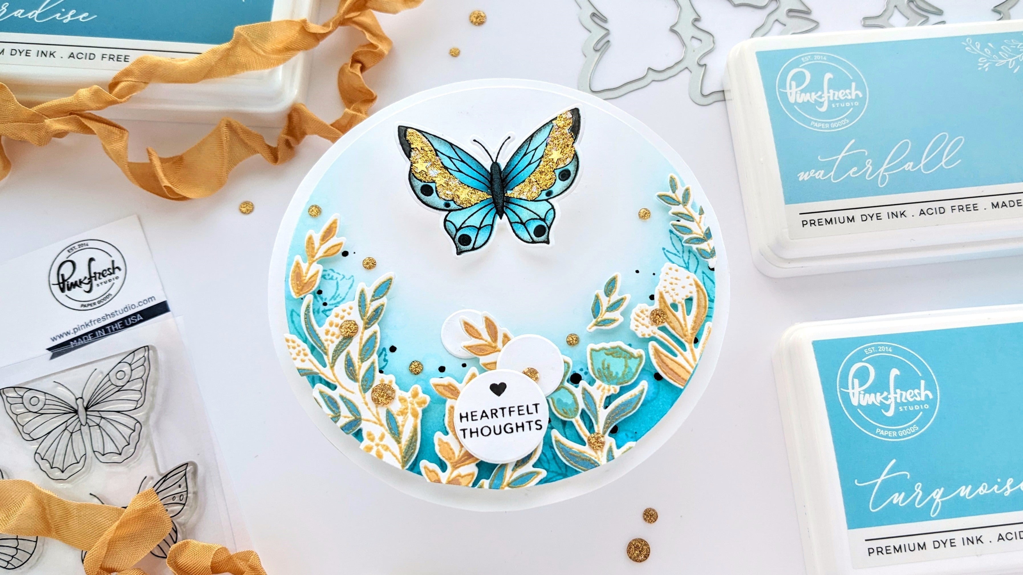 Turquoise Butterfly Garden | Anne Fiene