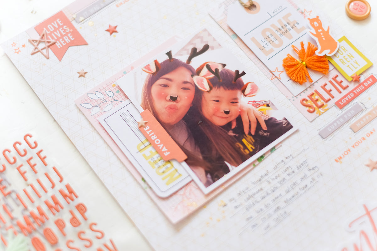 Be You & The Mix Vol 2 | Scrapbook Layouts | Evelyn Yusuf