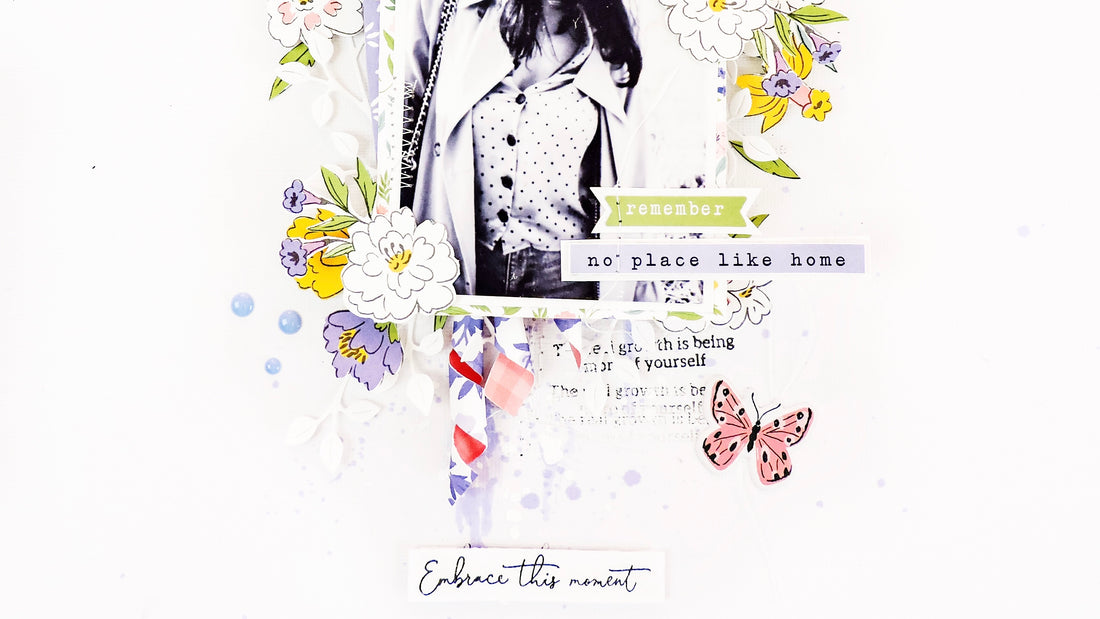 Happy Blooms Layout | Susi Becerra