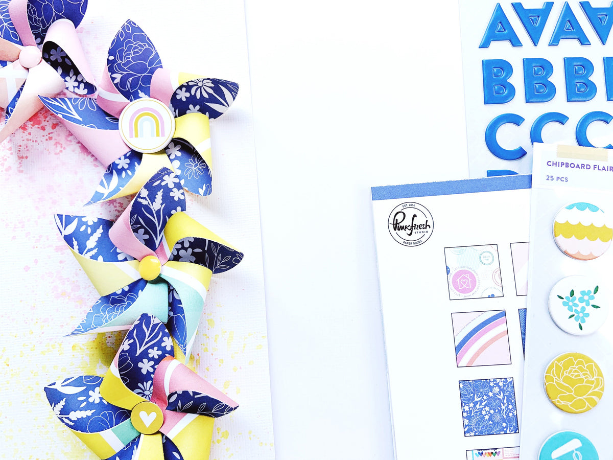 Let's Stay Home Scrapbook Layout | Erica Thompson
