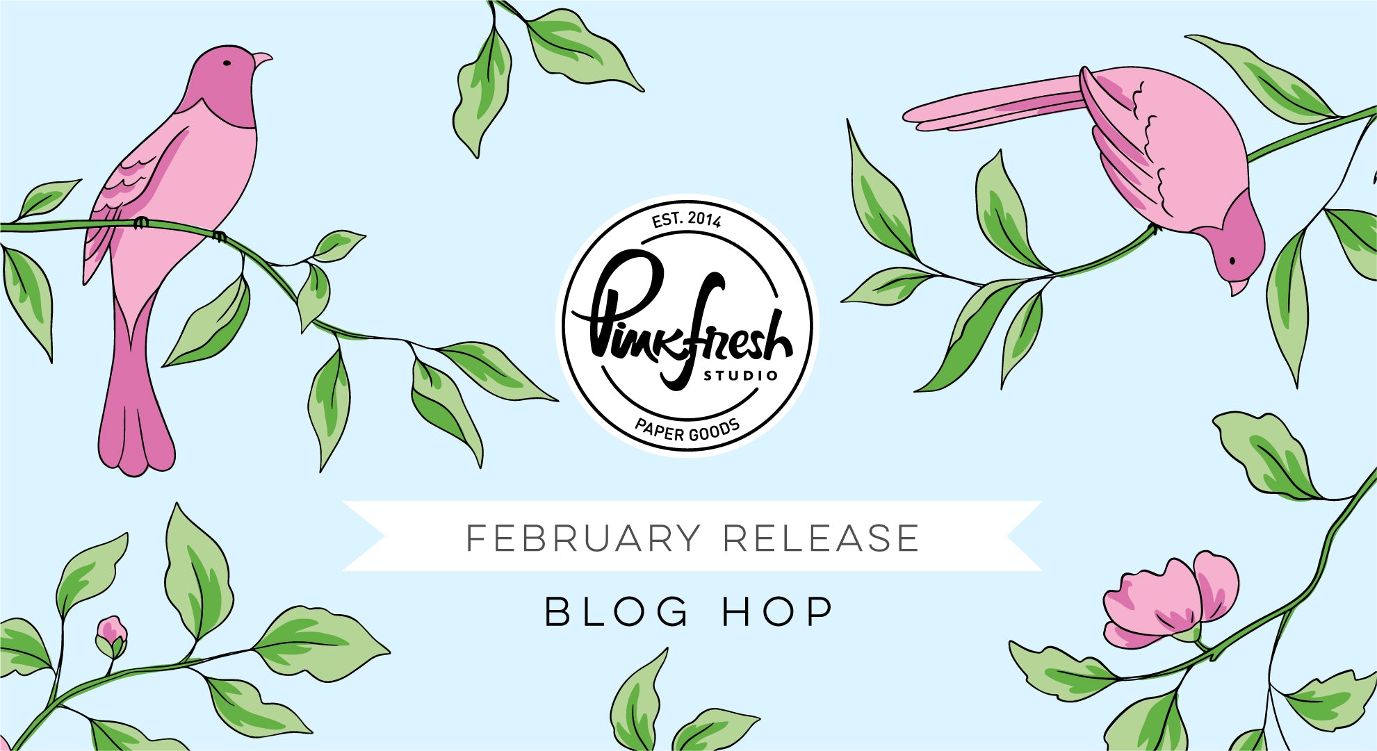 Pinkfresh Studio February 2022 Stamp, Die, Stencil, and Hot Foil Release