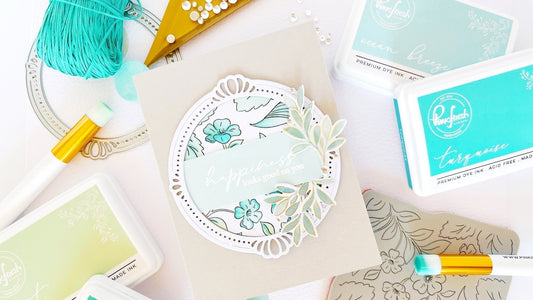 Simply Elegant Cardmaking Inspiration | Kathleen Schmelz