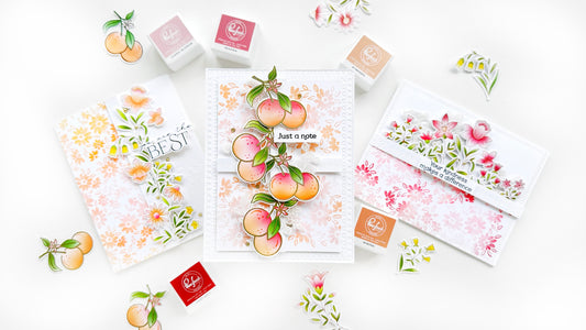 Creating backgrounds with a small stamp | Raquel Arribas