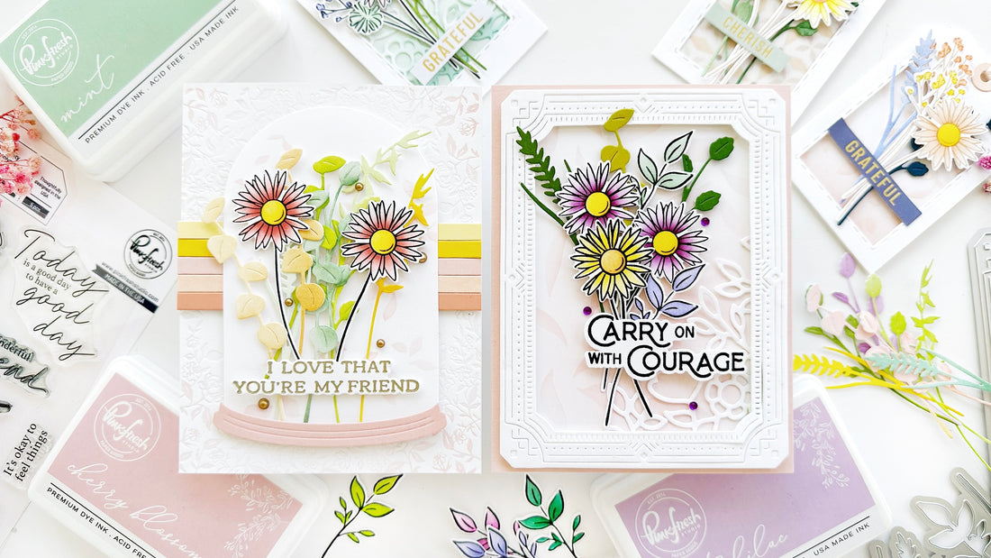 Clean and simple Wildflower bouquets