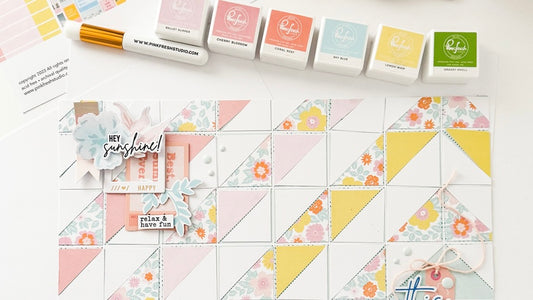 Sunshine on my mind 12x12 layout | Susi Becerra