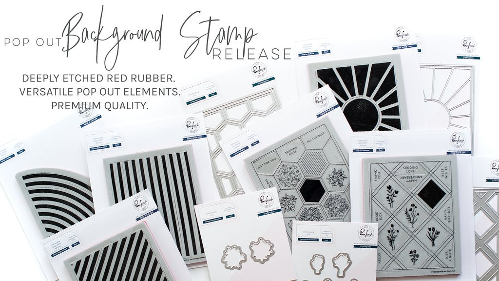 June 2020 Pop out stamps and dies release