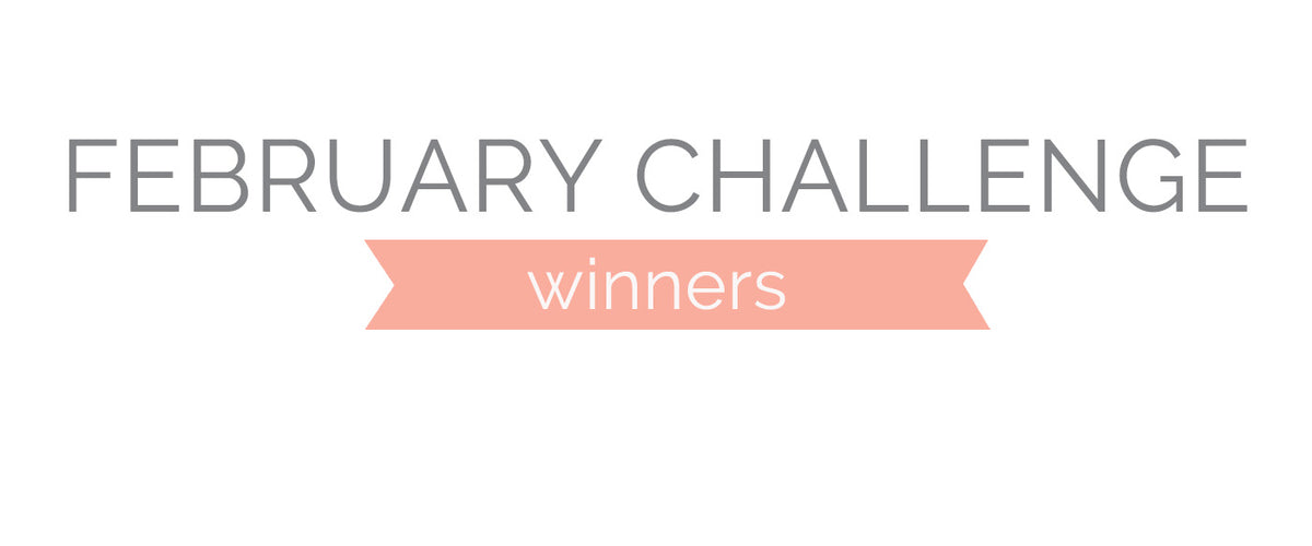 February Challenge Winners & Top 3