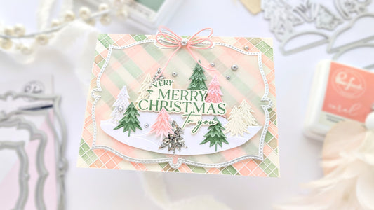 Merry Pastel Christmas Trees | Anne Fiene