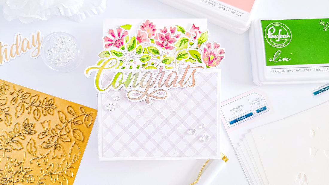 Folk Garden 2 Pop Up Card┃Yasmin Diaz