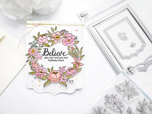 Ornate Banner Shaped Inspiration Card┃Yasmin Diaz