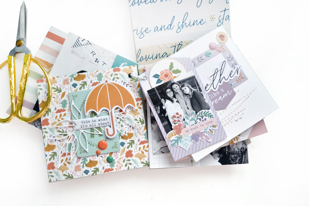 Ring mini album using Days of Splendor | Cristina Sales