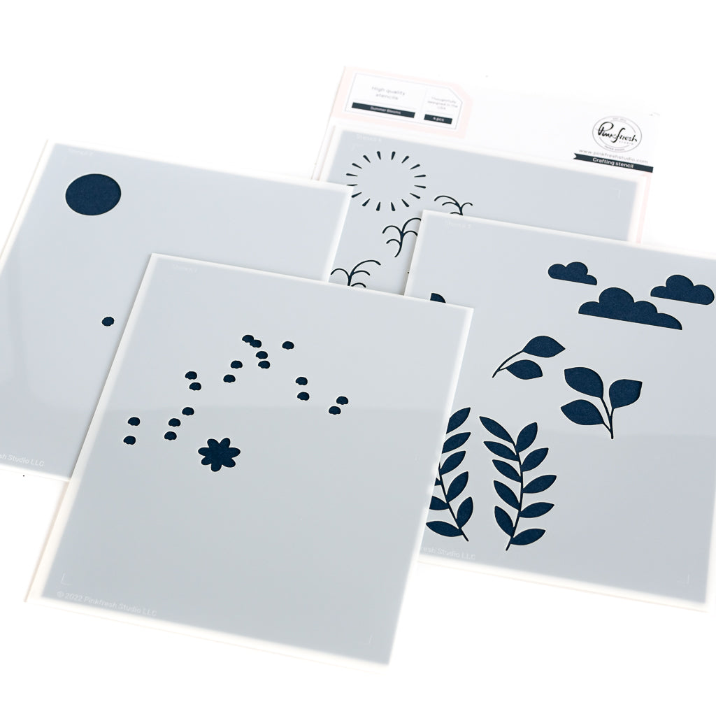 Summer Blooms stencil
