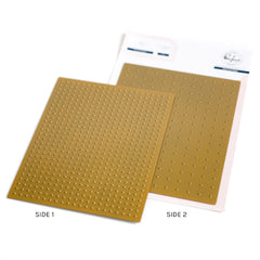 Double-Sided Swiss Dots hot foil