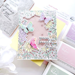 Sunlit Garden cling stamp