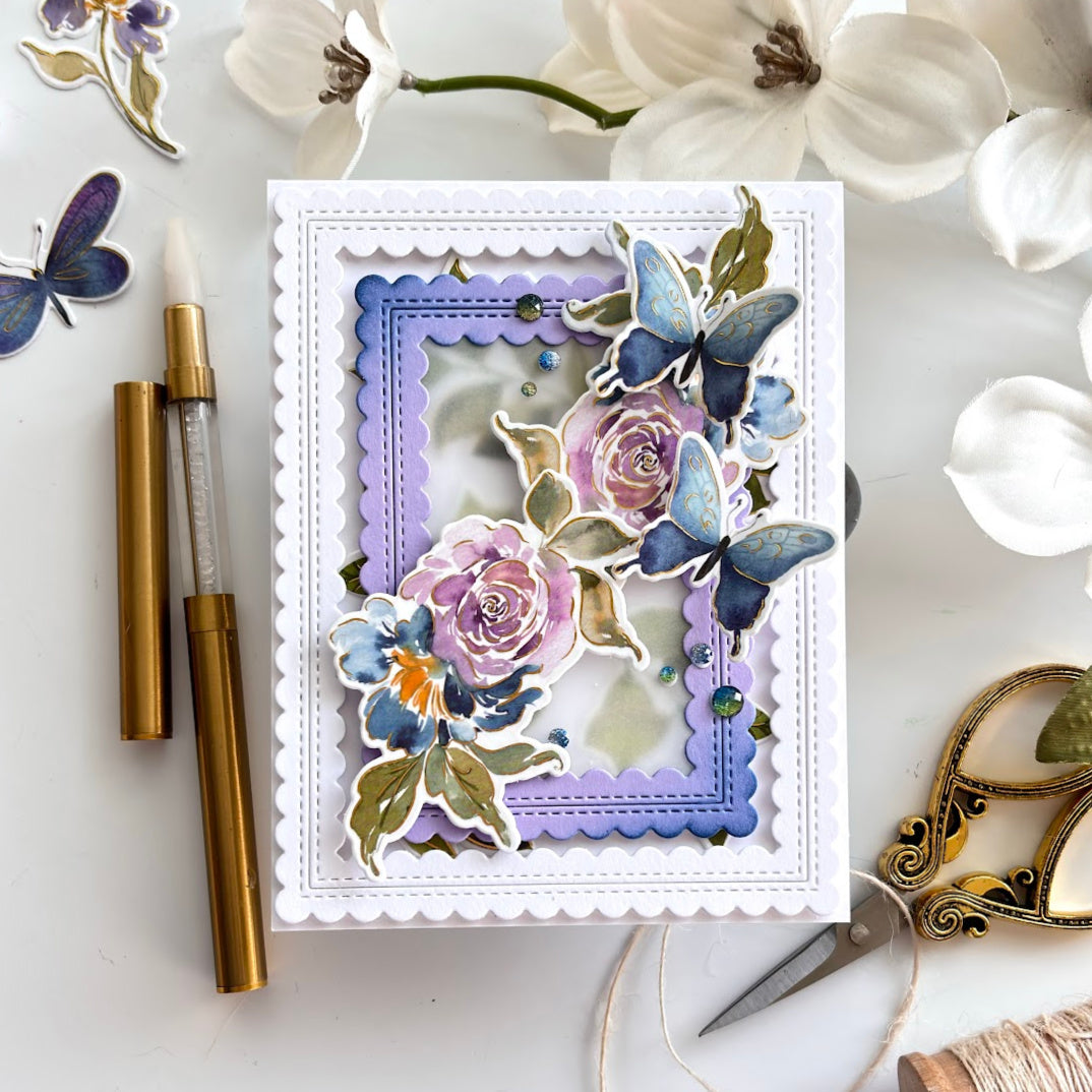 Artsy Floral die