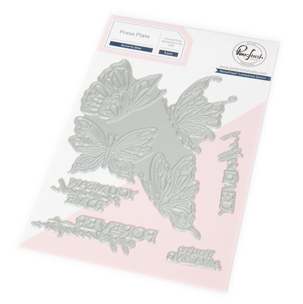 Butterfly Bliss press plate