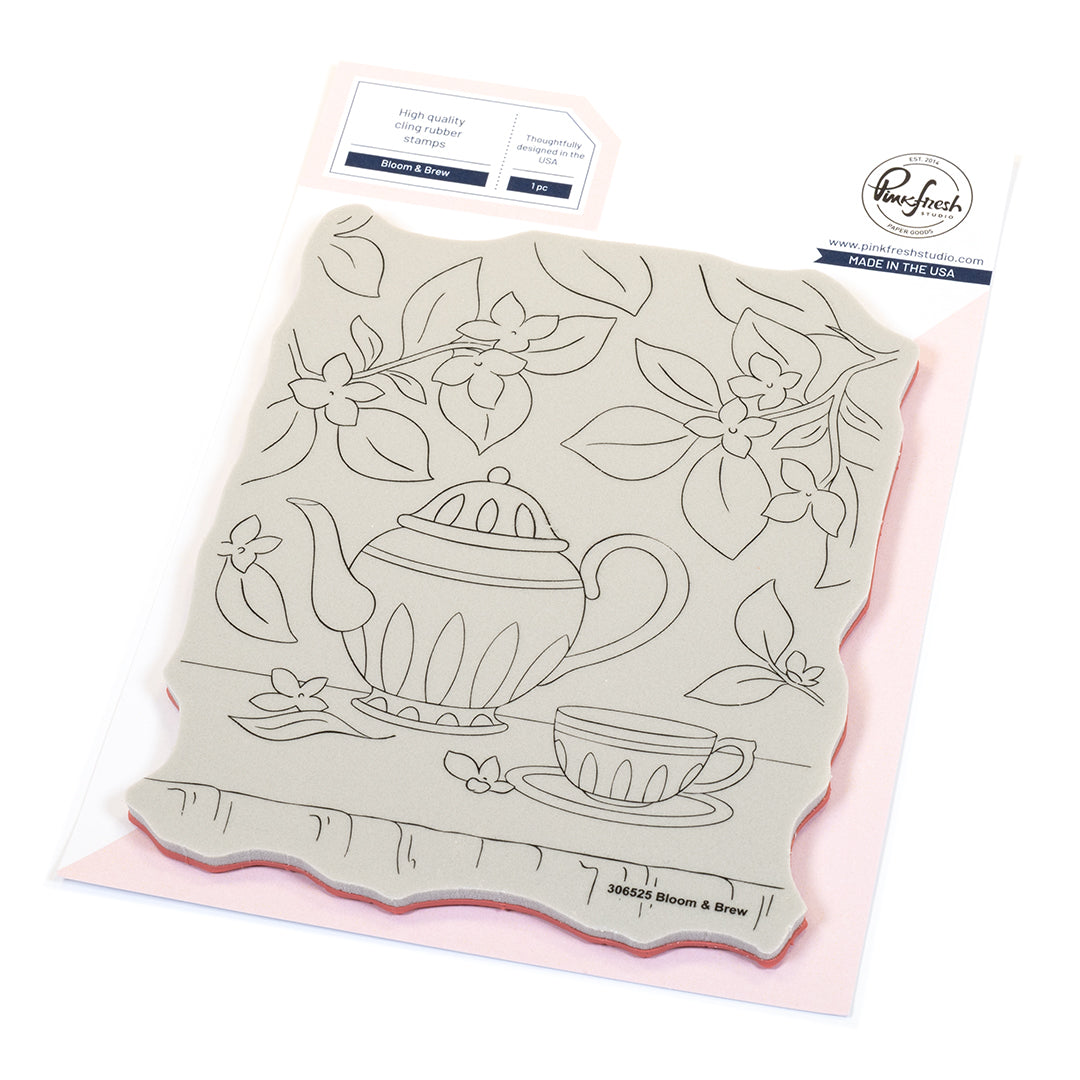 Bloom & Brew cling stamp