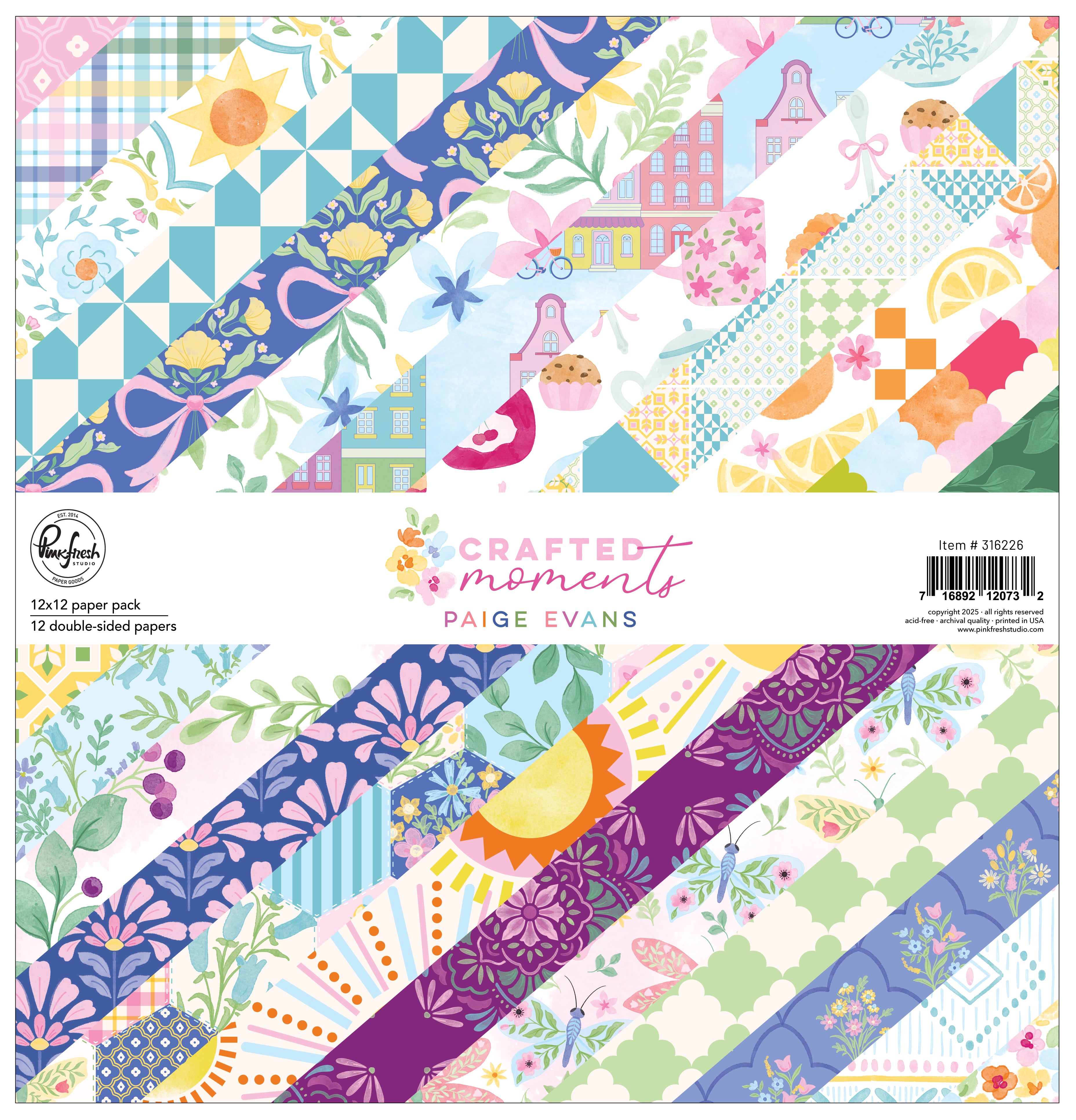 Crafted Moments: 12x12 Paper Pack