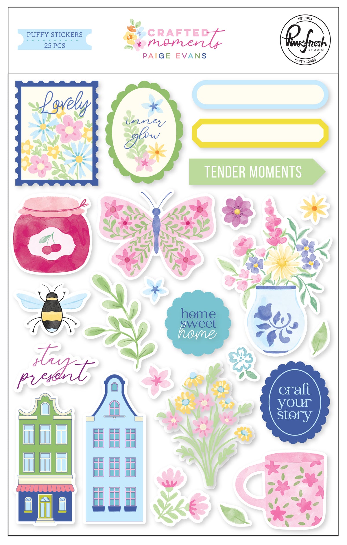 Crafted Moments: Puffy Stickers