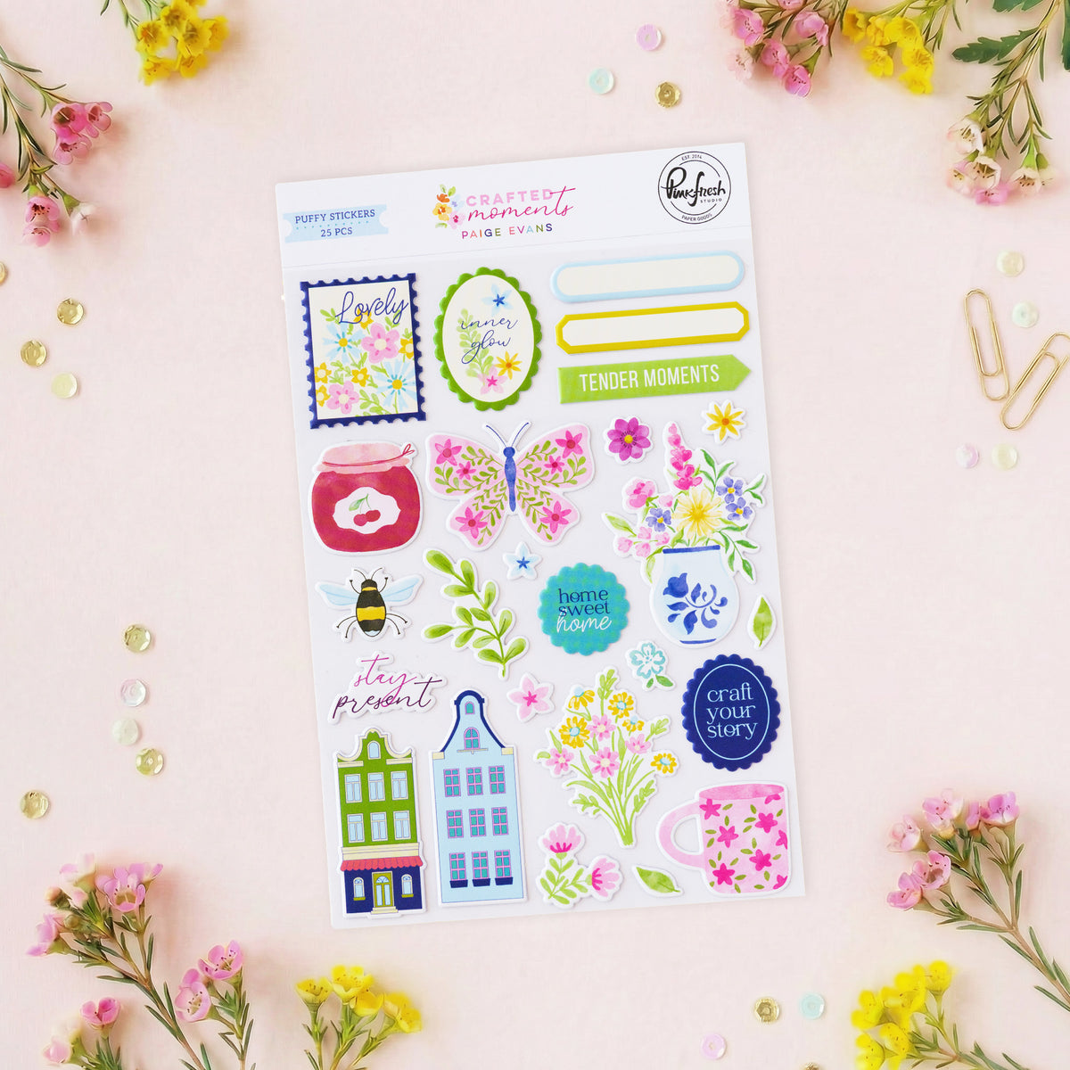 Crafted Moments: Puffy Stickers