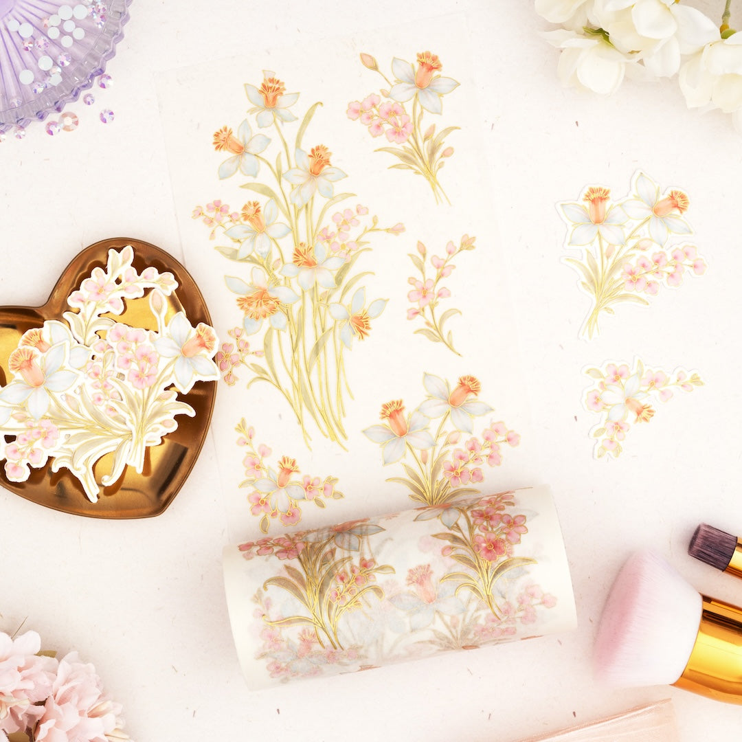 Whispering Daffodils washi