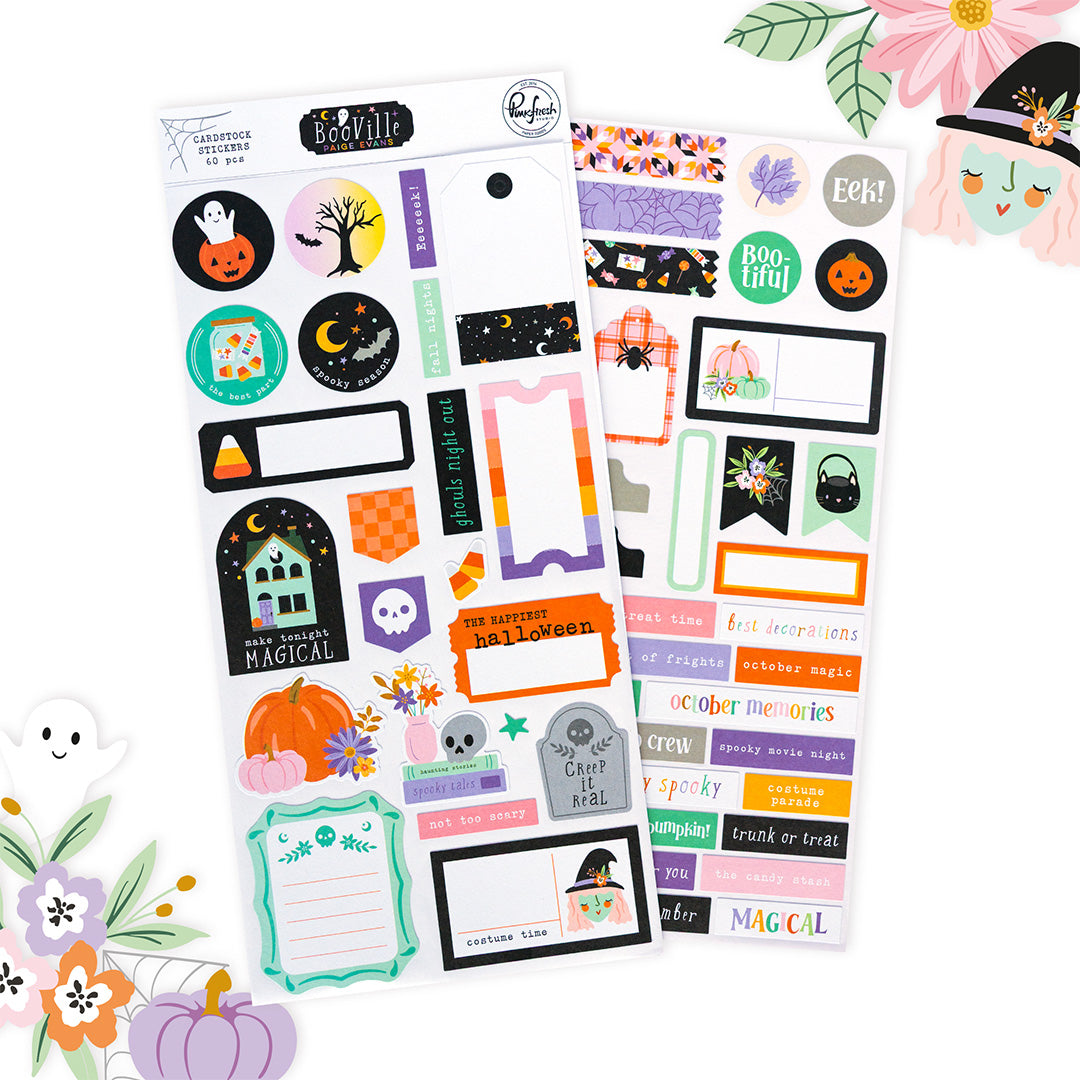 BooVille: Cardstock Stickers