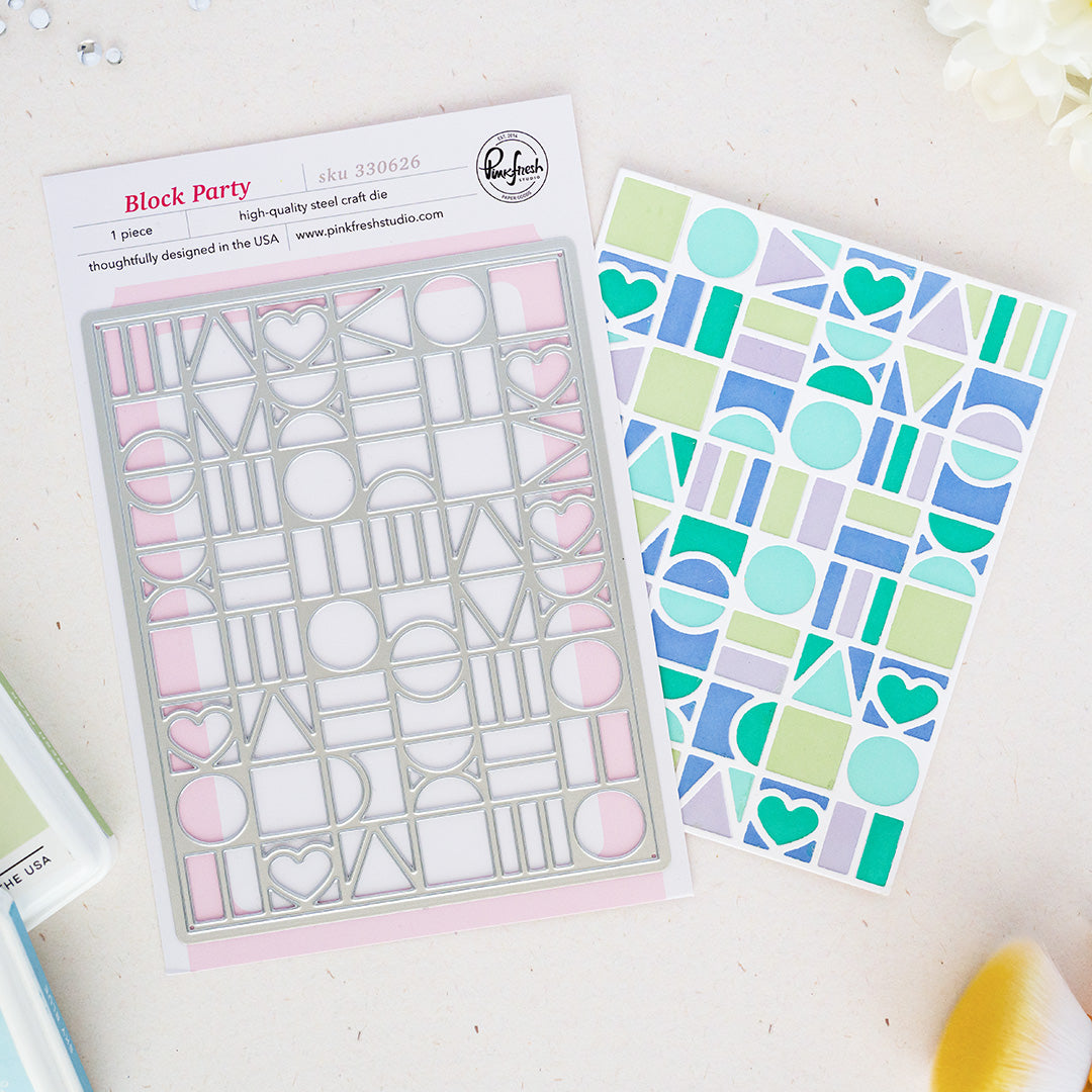Block Party coverplate die