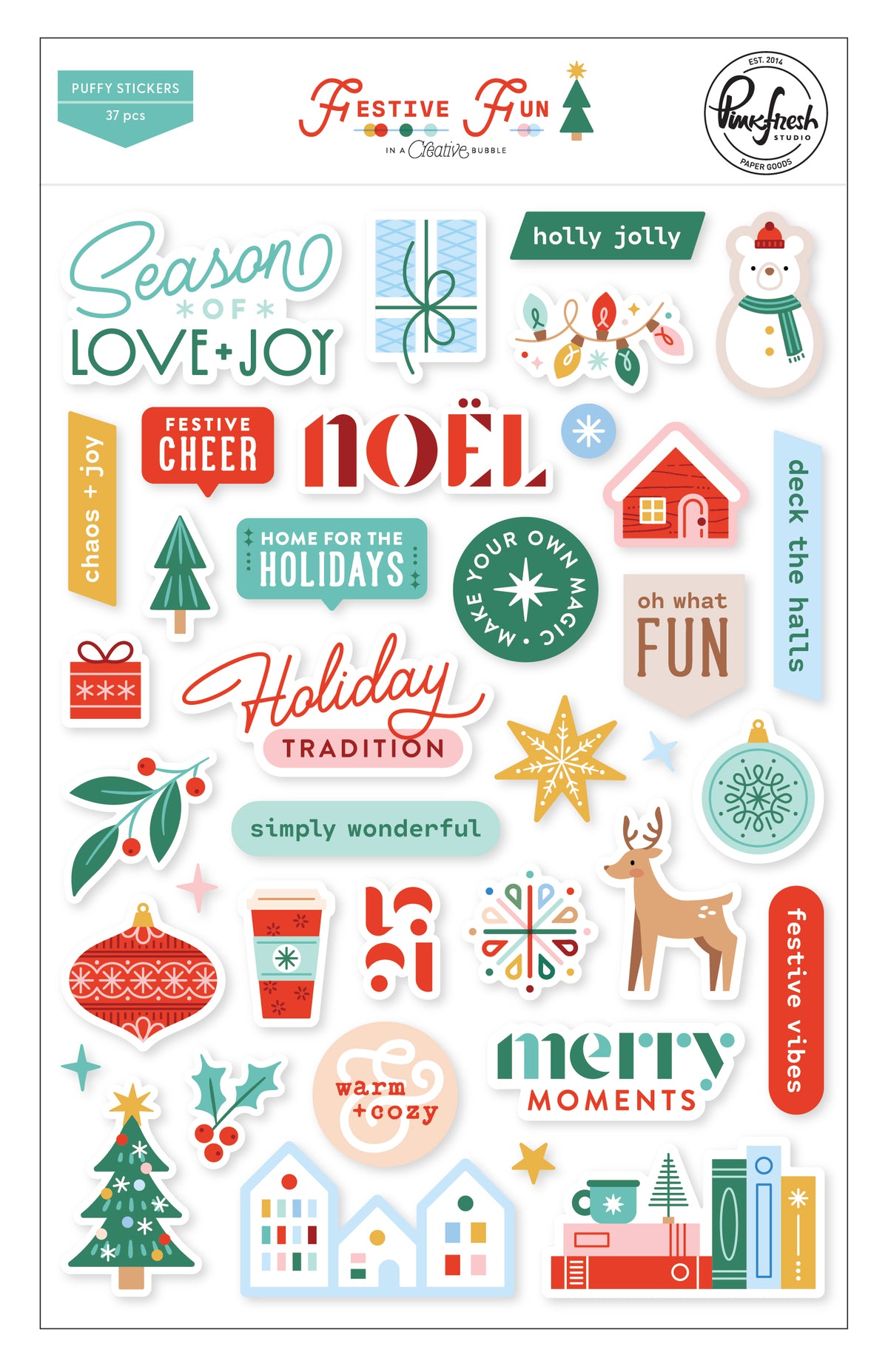 Festive Fun: Puffy Stickers
