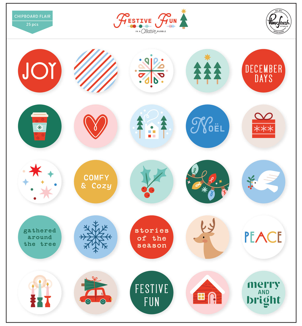 Festive Fun: Chipboard Flair