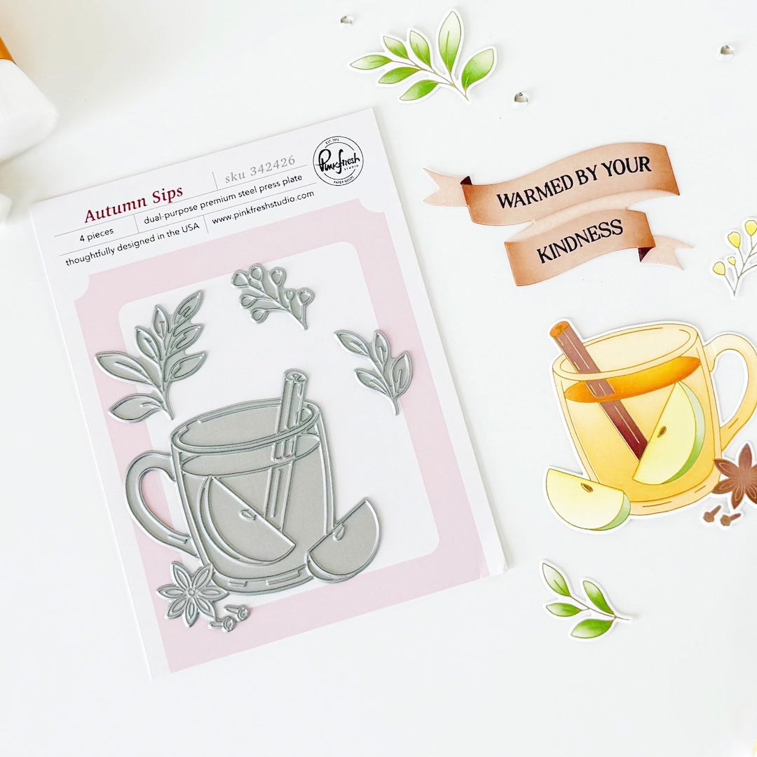 Autumn Sips press plate