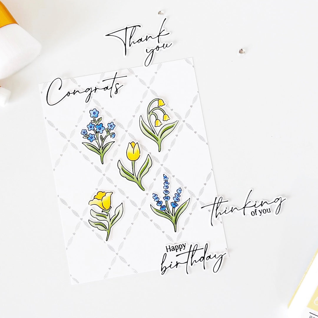 Petite Florals stamp