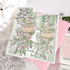 Festive Flourish press plate
