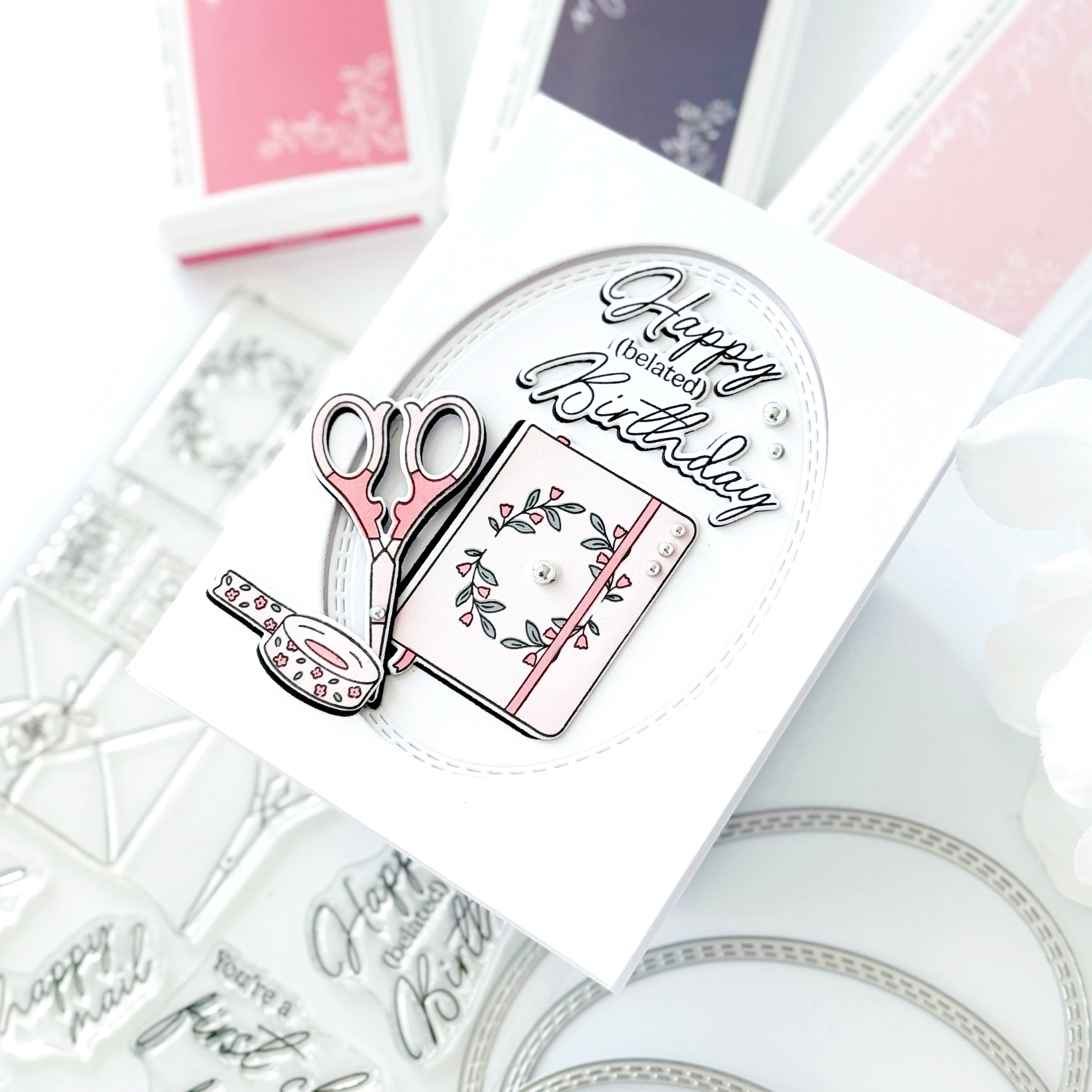 Essentials: Nested Ovals Double Stitch die
