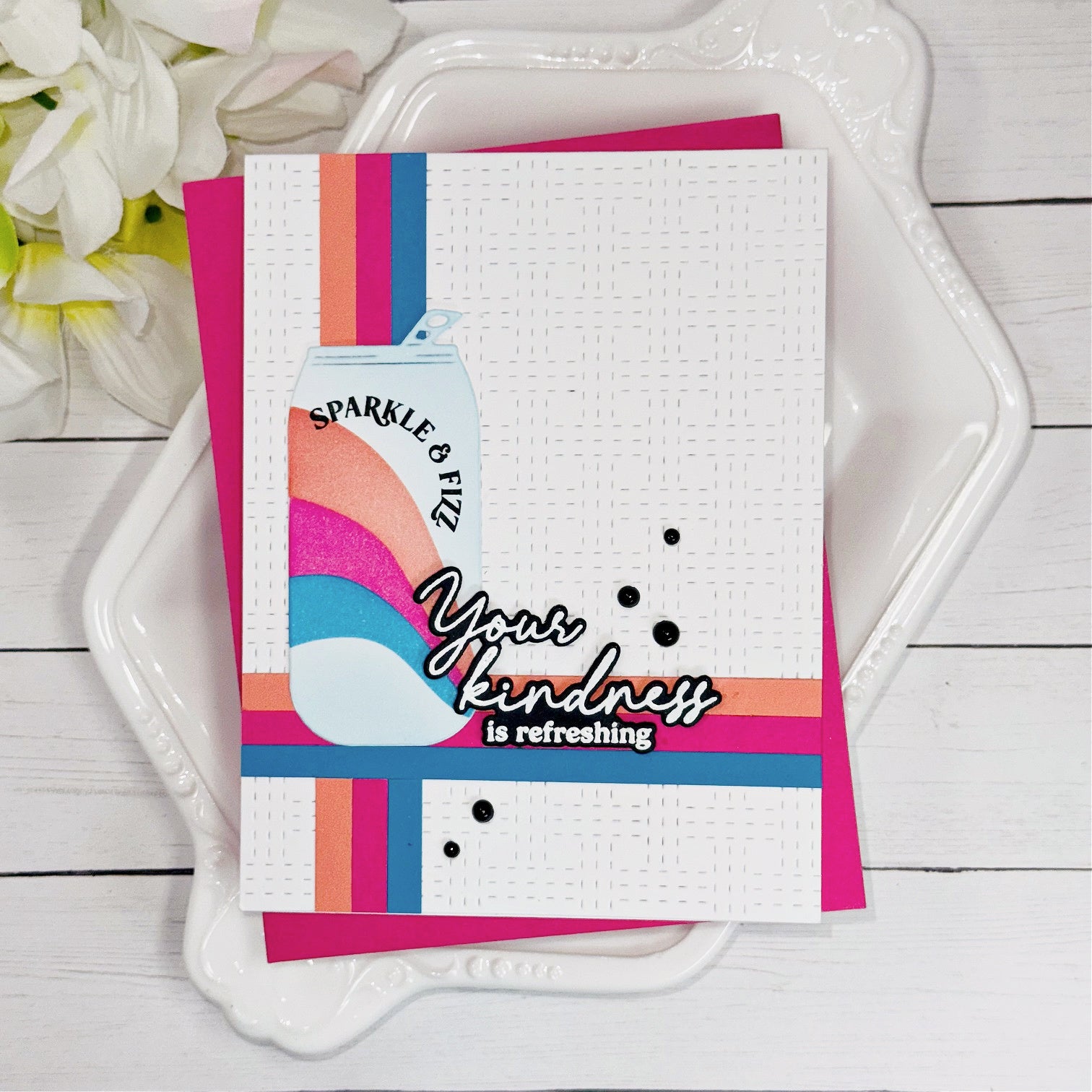 Stitched Basket Weave Coverplate die