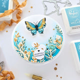 Butterfly Garden stencil