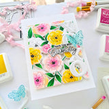 Pretty Blossoms stencil