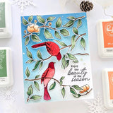 Songbirds on Branches hot foil