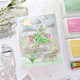 Summer Blooms stencil