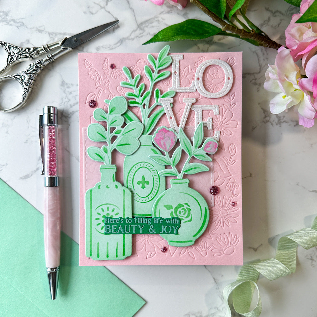 Garden Medley press plate