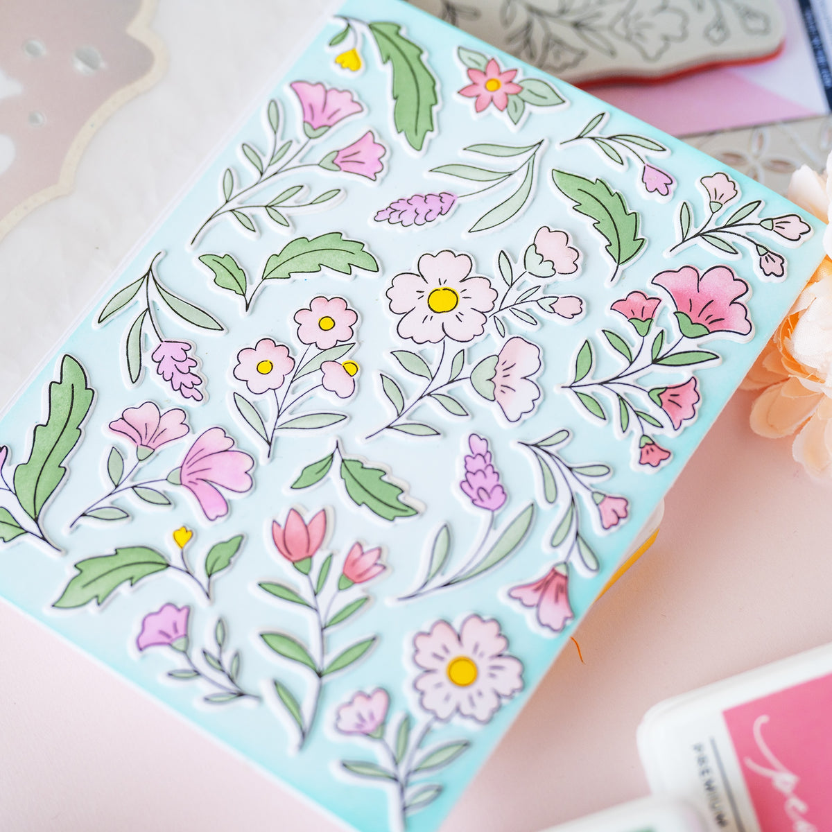 Bloomscape cling stamp