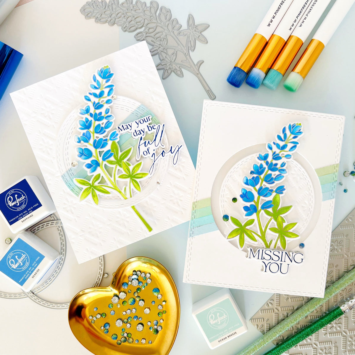 Bluebonnet Bliss press plate