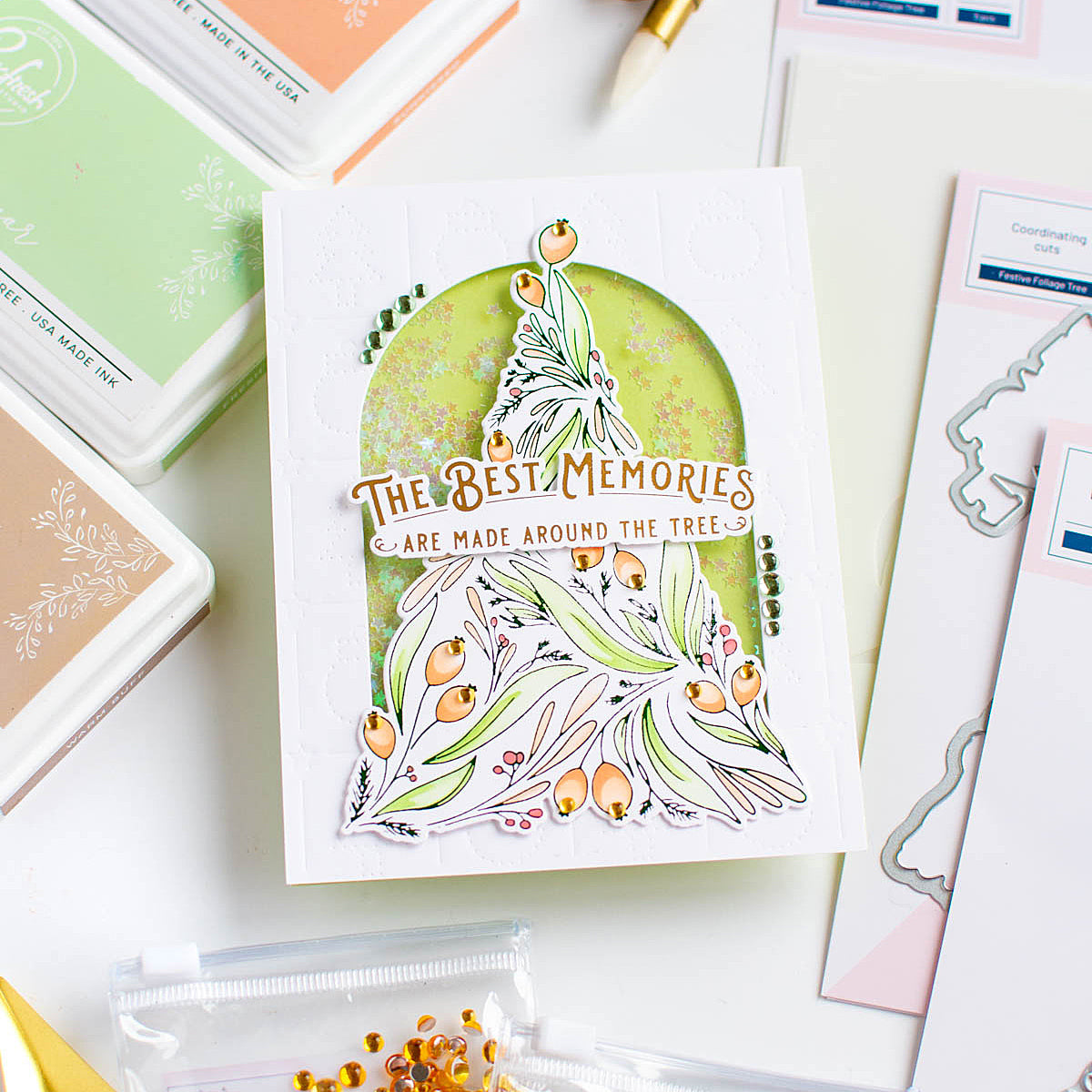 Festive Foliage Tree press plate